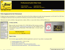 Tablet Screenshot of burstelectronics.com